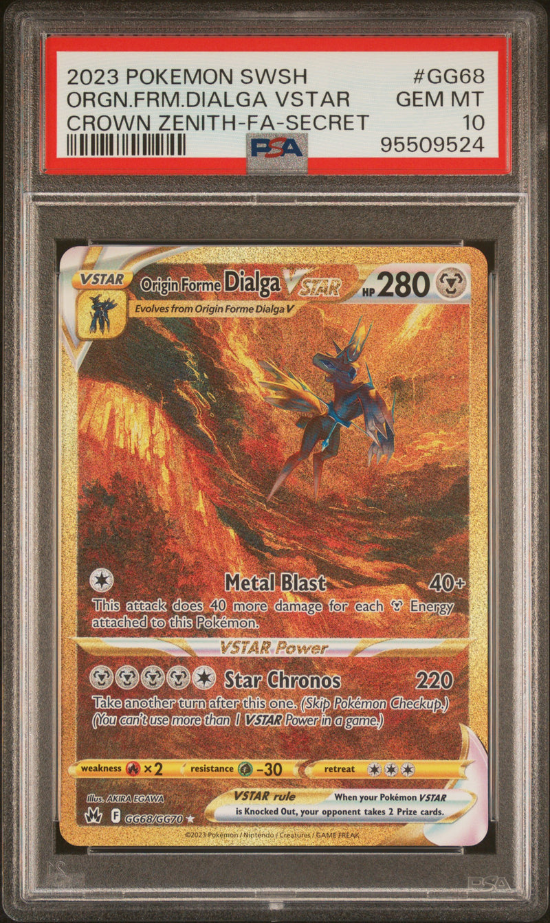 PSA 10 - Crown Zenith - Origin Forme Dialga Vstar
