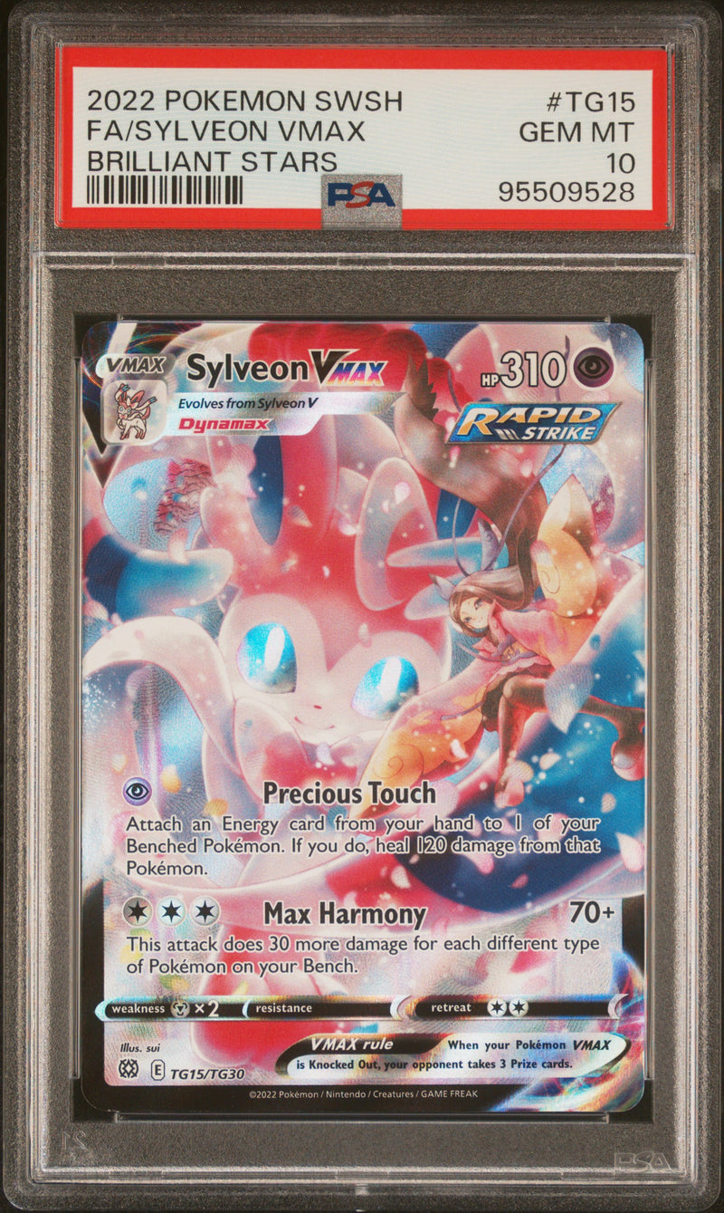 PSA 10 - Brilliant Stars - Sylveon Vmax