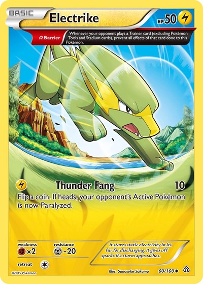 Electrike (Omega) - (60/160) - XY - Primal Clash - (Uncommon)