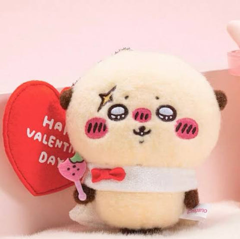 Chiikawa Valentines 2026 - Rakko Plush