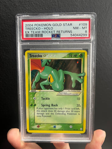 PSA 8 - EX Team Rocket Returns  - Treecko #109