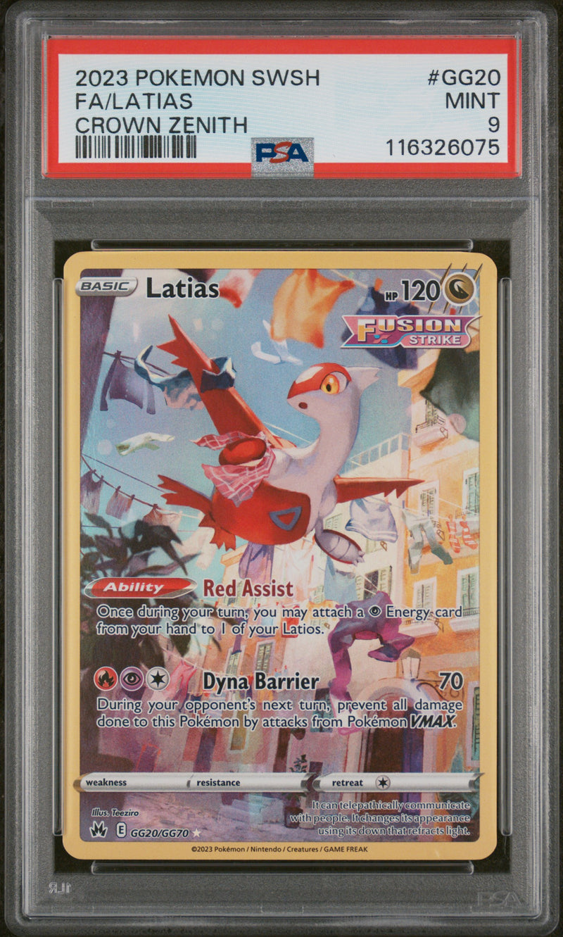 PSA 9 - Crown Zenith - Latias