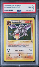 PSA 8 - Fossil Unlimited  - Aerodactyl Holo