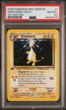 PSA 8.5 -  Neo Genesis 1st Edition - Ampharos Holo