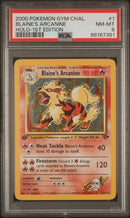 PSA 8 - Gym Challenge 1st Edition - Blaine's Arcanine