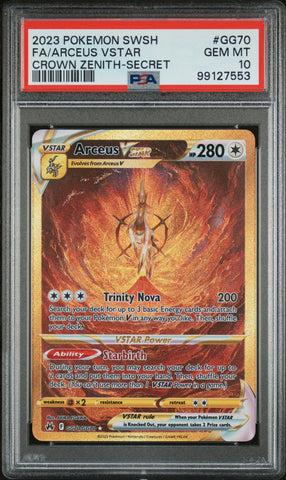 PSA 10  - Crown Zenith  - Arceus VSTAR  - GG70