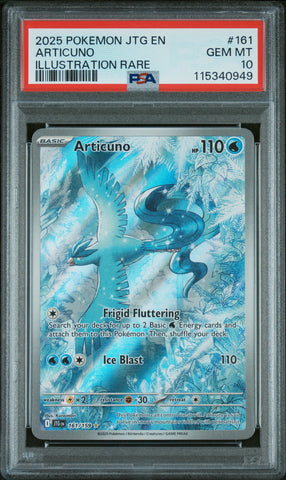 PSA 10 - Journey Together - Articuno #161