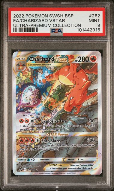 PSA 9 - SWSH Black Star Promo - Charizard VSTAR