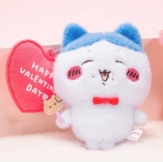 Chiikawa Valentines 2026 - Hachiware Plush