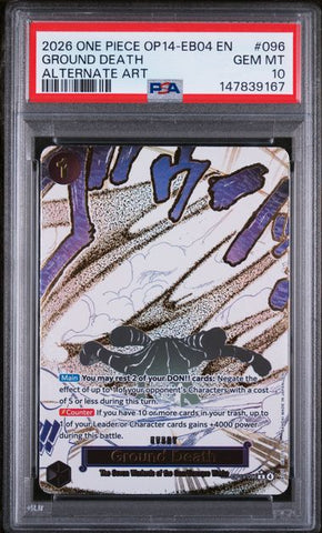 PSA 10 - The Azure Sea's Seven - Ground Death Manga Alt #096