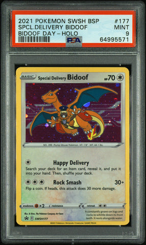 PSA 9 - Bidoof Day - Special Delivery Bidoof #177
