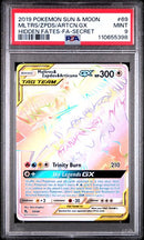 PSA 9 - Hidden Fates -  Moltres/Zapdos/Articuno GX