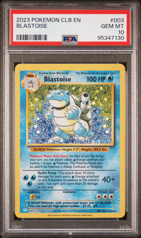 PSA 10 - Classic Collection Box  - Blastoise #003