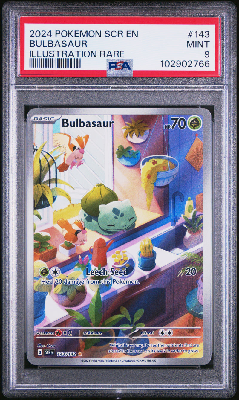 PSA 9 - Stellar Crown - Bulbasaur