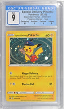 CGC 9 - SWSH Black Star Promo - Special Delivery Pikachu