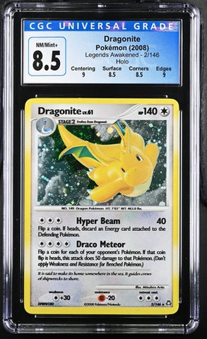 CGC 8.5 - Legends Awakened - Dragonite Holo #2