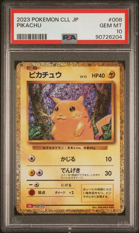 PSA 10 - CLL JP  - Pikachu #008