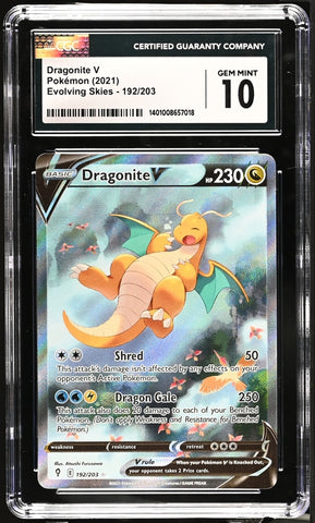 CGC 10 - Evolving Skies - Dragonite V #192
