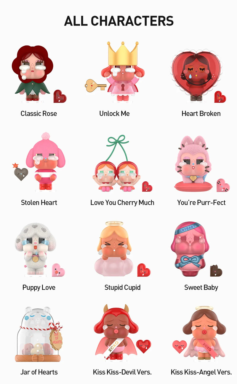 CRYBABY Crying For Love Series Figures