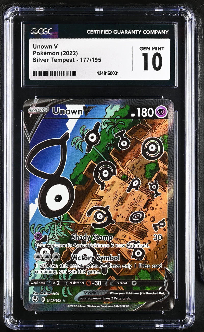 CGC  10 - Silver Tempest - Unown V