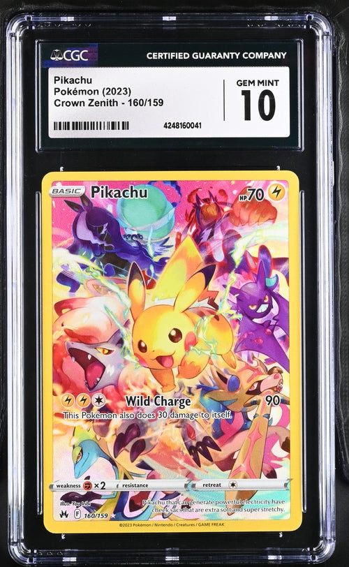 CGC  10 - Crown Zenith - Pikachu