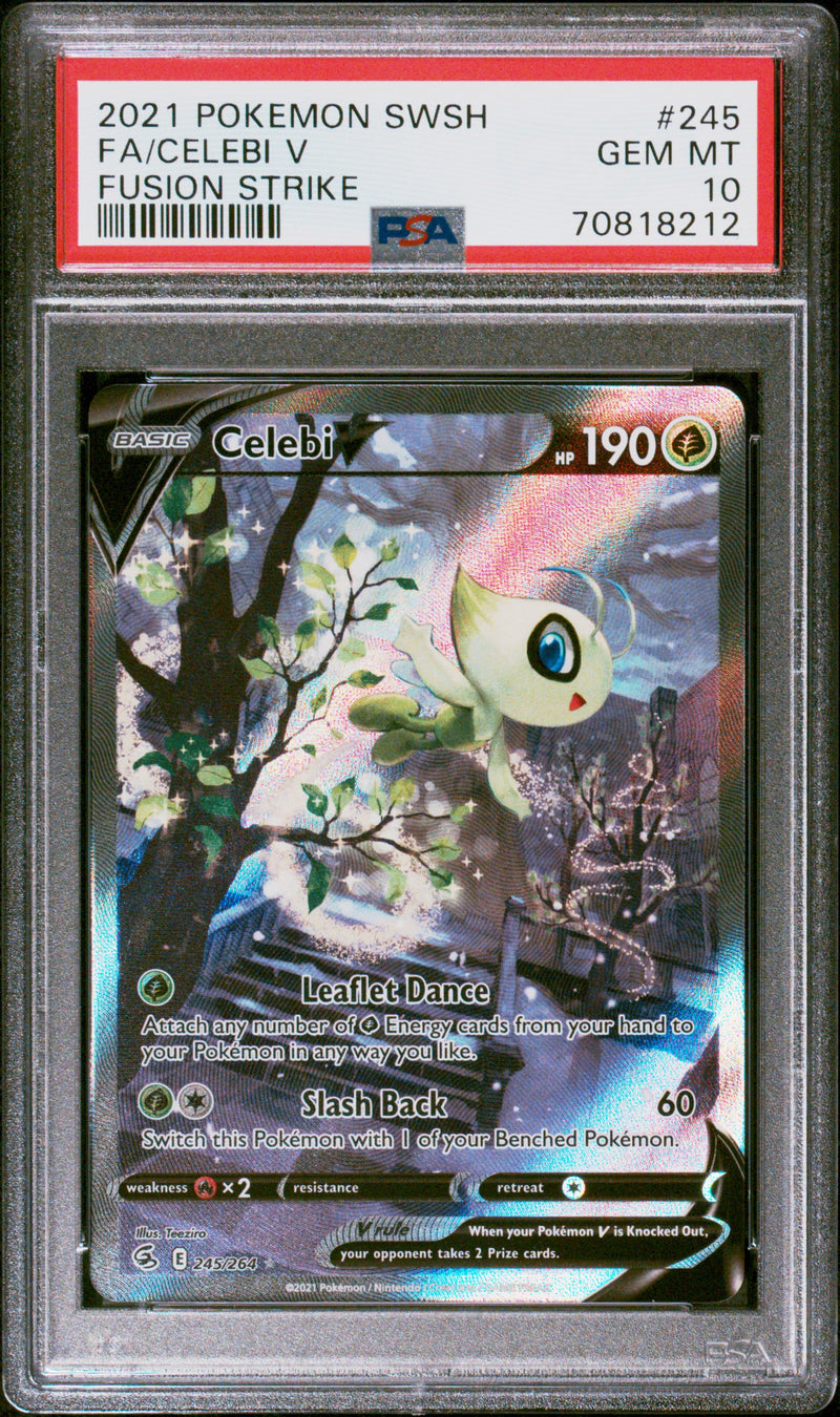 PSA 10 - Fusion Strike - Celebi V