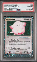 PSA 8 - Ruby & Sapphire - Chansey EX