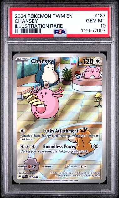 PSA 10 - Twilight Masquerade - Chansey