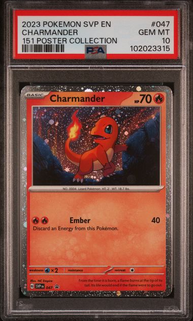 PSA 10 - 151 Poster Collection  - Charmander