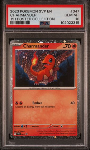 PSA 10 - 151 Poster Collection  - Charmander #047