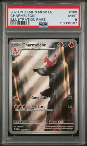 PSA 9 - Pokemon 151 - Charmeleon #169