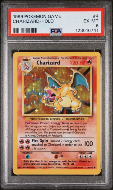 PSA 6 - Base Set - Charizard Holo