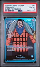 PSA 10 - One Piece ST03 - Crocodile Super Pre-Release