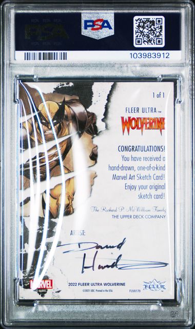 PSA 8 - 2023 Ultra Wolverine - Sketch Cyclops