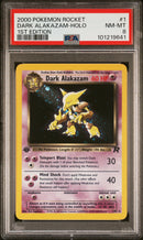 PSA 8 - Team Rocket 1st Edition  - Dark Alakazam Holo