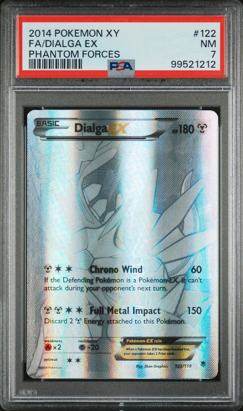 PSA 7 - XY Phantom Forces  - Dialga EX