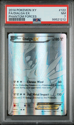 PSA 7 - XY Phantom Forces  - Dialga EX #122