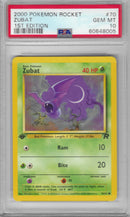 PSA 10 - Rocket - Zubat 1st Edition