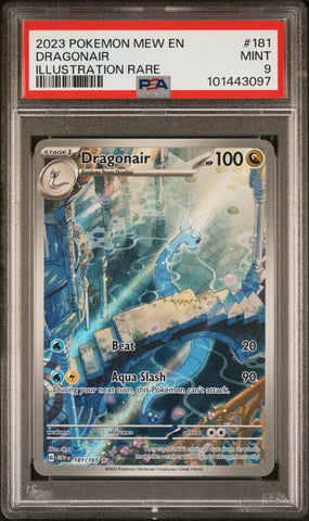 PSA 9 - Pokemon 151 - Dragonair #181