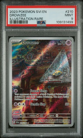 PSA 9 - Scarlet & Violet Base  - Drowzee #210