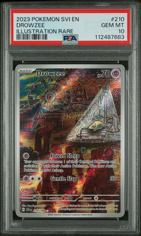 PSA 10 - Scarlet & Violet Base - Drowzee #210
