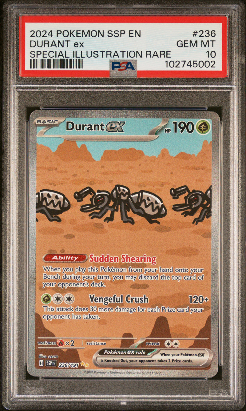 PSA 10 - Surging Sparks - Durant EX