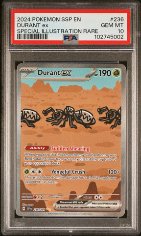 PSA 10 - Surging Sparks - Durant EX #236