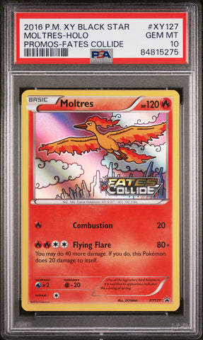 PSA 10 - Black Star Promo - Moltres #XY127