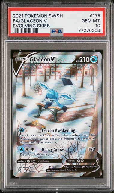PSA 10 - Evolving Skies - Glaceon V