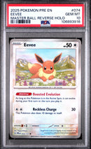 PSA 10 - Prismatic Evolutions - Eevee Masterball
