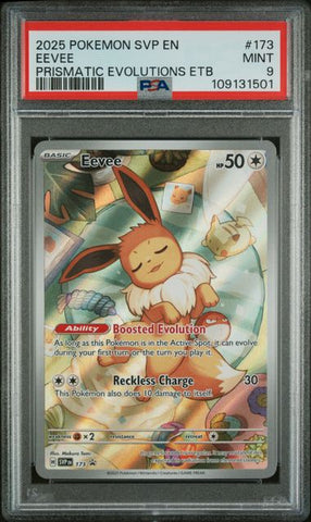 PSA 9 - Prismatic Evolutions - Eevee #173