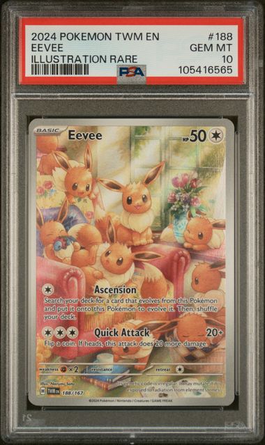 PSA 10 - Twilight Masquerade - Eevee