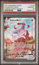 PSA 10 - Fusion Strike - Espeon Vmax
