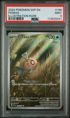 PSA 9 - Surging Sparks - Feebas #198
